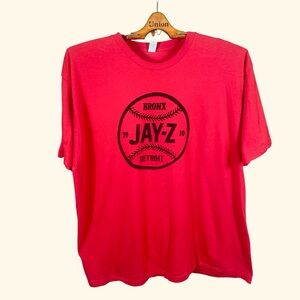 Jay Z Bronx Detroit Men’s/ Unisex Graphic Short Sleeve T-Shirt Size 2XL